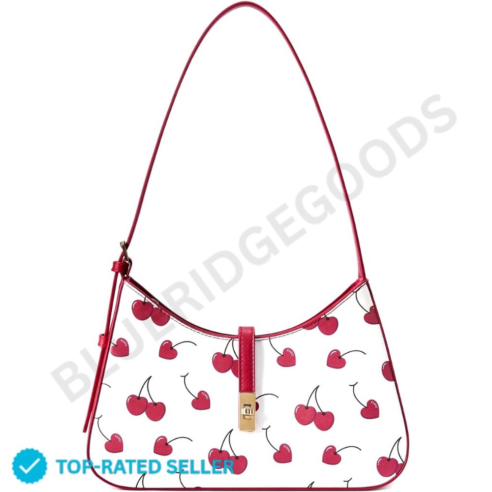 Brand New CLUCI Shoulder Bag Cherry Print